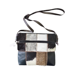 Cartera Banderola De Cuero Patchwork 2