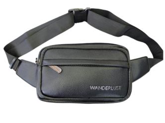 Riñonera Hombre Morral Bandolera Simil Cuero Wanderlust