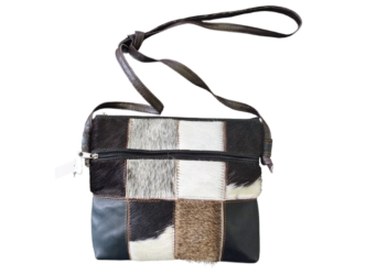 Cartera Bandolera De Cuero Patchwork 2