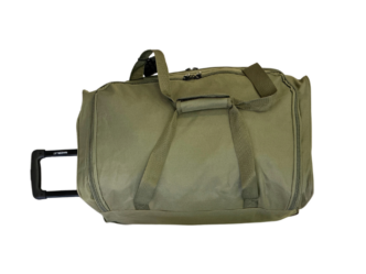 Bolso de Viaje Wanderlust Verde Impermeable de 24" con Carro y Ruedas