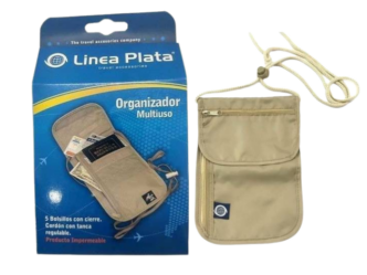 Porta Valores Multiuso Colgante Linea Plata