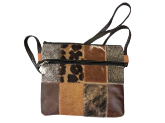 Cartera patch en cuero